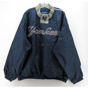 VINTAGE New York Yankees Jacket XL Fans Gear Windbreaker Coat 90s MLB